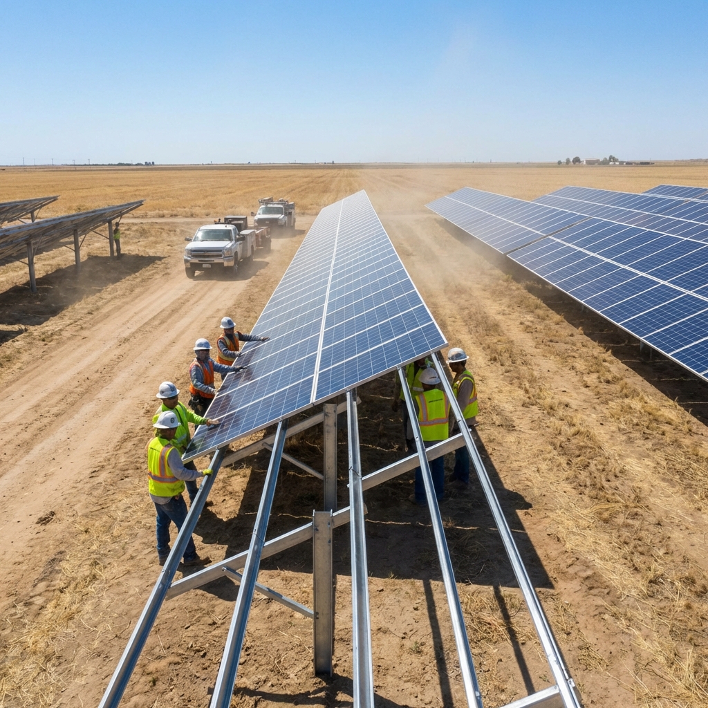 Solar Module Mounting Structure